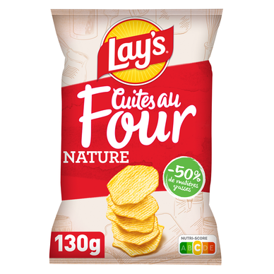 Chips Cuites au Four Saveur Nature - LAY'S - 130g