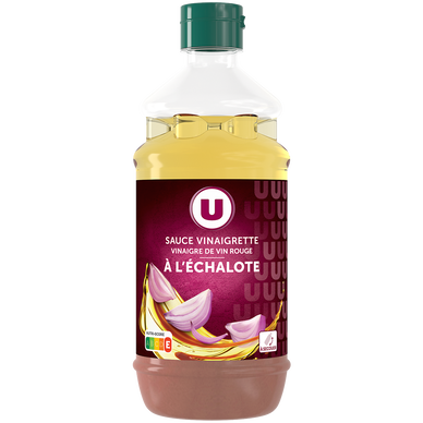 Sauce vinaigrette au vinaigre de vin rouge et à l'échalote  shaker de550ml