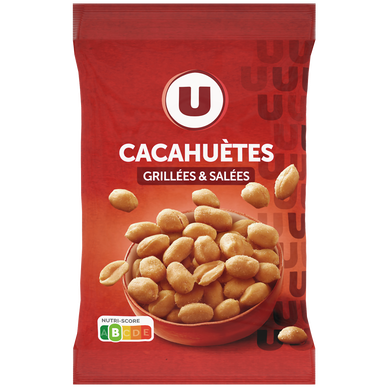 Cacahuètes grillées et salées  250g