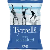 Chips légèrement salées TYRELL'S, paquet de 150g