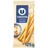 Gressins nature à l'huile d'olive   paquet de 125g