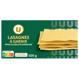 Pâtes à Lasagnes qualité supérieure boîte de 500g