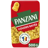 Pâtes COUDES RAYES blé Français PANZANI - 500g