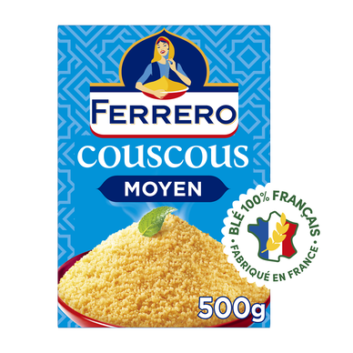 Couscous Moyen blé Français FERRERO - 500g