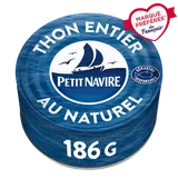 Thon au Naturel Démarche Responsable PETIT NAVIRE - 185g poids net égoutté