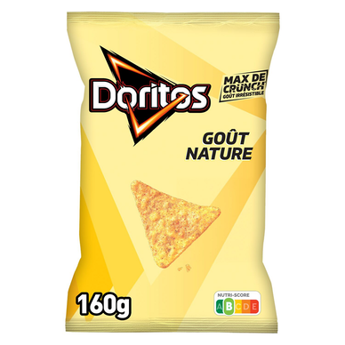 Chips Tortillas de maïs Saveur Nature - DORITOS - 160g