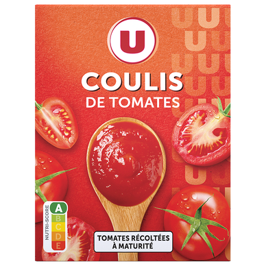 Pulpe de Tomates spécial sauce coulis boîte de 390g