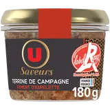 Terrine de campagne au piment d'espelette label rouge 180g