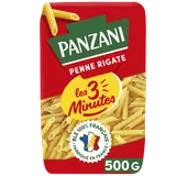 Pâtes PENNE RIGATE Cuisson Rapide 3 Minutes blé Français PANZANI - 500g