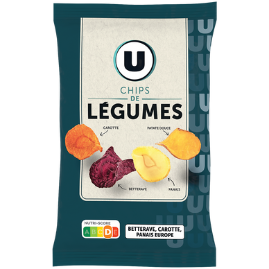 Chips de légumes, paquet 100g