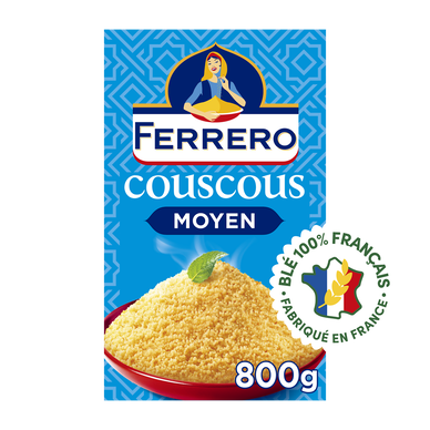 Couscous moyen blé Français FERRERO - 800g