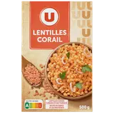 Lentilles corail, U étui 500g