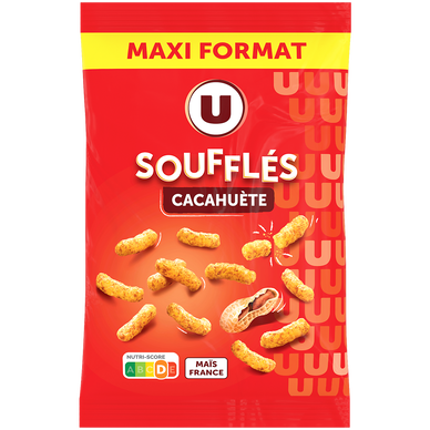 Biscuits apéritifs Soufflés à base de maïs à la cacahuète 200G