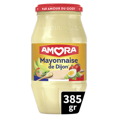 Mayonnaise de dijon bocal AMORA - bocal de 385g