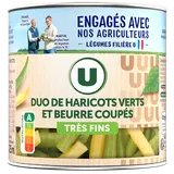 Duo Haricots verts et beurre extra fins - Boîte de 225g net égoutté