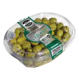 Olives vertes dénoyautées ail des ours, TROPIC APERO, barquette 200g