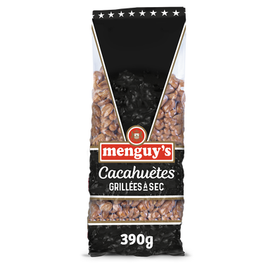 Cacahuètes grillées à sec, MENGUY'S, 390g