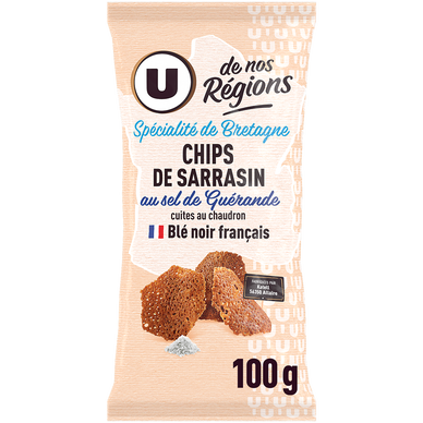 Chips de sarrasin au sel de Guérande 100g