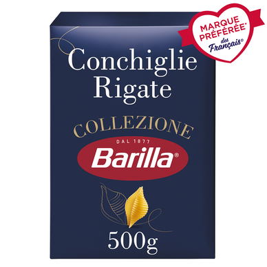Pâtes conchiglie rigate collezione BARILLA - 500g