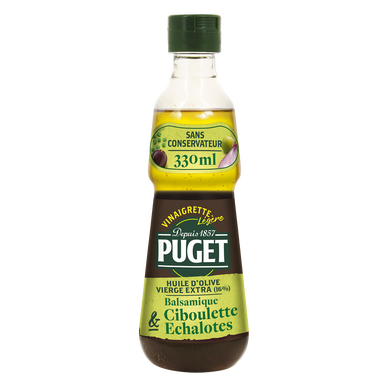 Vinaigrette biphasée ciboulette échalotes PUGET, 33cl