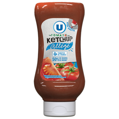 Ketchup allegé 50% de sucre en moins 540g