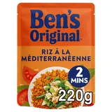 Riz cuisiné à la Méditerranéenne express 2min BEN'S ORIGINAL - Sachetmicro-ondable 220g