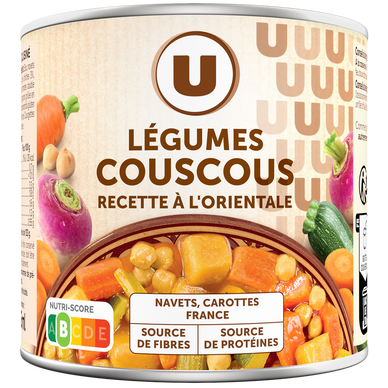 Légumes pour couscous recette à l'orientale - Boîte 400g