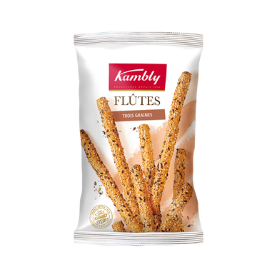 Flûtes 3 graines KAMBLY, paquet de 125g