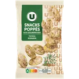 Gâteau apéritif Snacks poppés saveur thym & romarin, sachet 85g