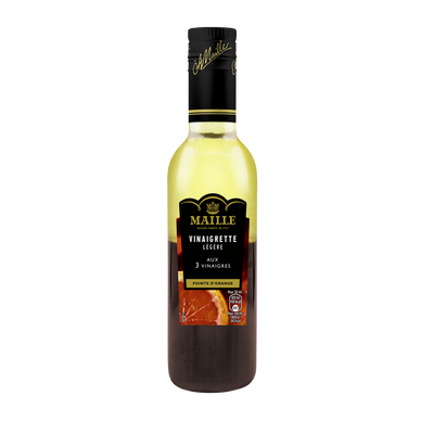 Vinaigrette légère aux 3 vinaigres et pointe d'orange MAILLE, bouteille de 36cl
