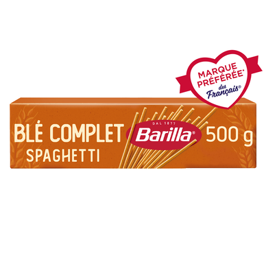 Pâtes Spaghetti au blé complet Integrale BARILLA - 500g