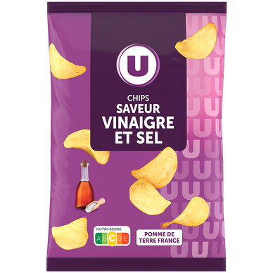 Chips saveur vinaigre et sel - 135g