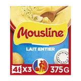 Purée lait MOUSLINE, 3 sachets pour 4 personnes (3x125g) 375g