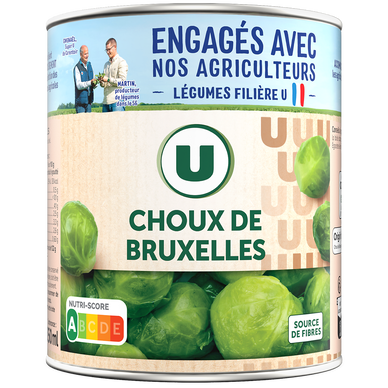 Choux de Bruxelles - Boîte 530g
