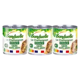 Champignon émincé Épais Sans Sulfite BONDUELLE - boîte - 3x115g