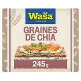 Biscottes Croustillantes Sensation aux graines de chia & touche de selWASA - 245g