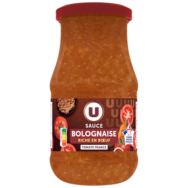 Sauce bolognaise plus de boeuf  420g