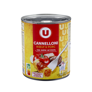 Cannelloni porc boeuf VBF, boîte 800g
