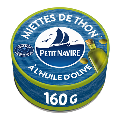 Miettes de Thon huile d'olive vierge extra PETIT NAVIRE - 160g