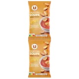 Croûtons ronds frits pour soupe saveur fromage  2x90g  -  180g