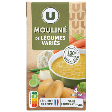 Soupe Mouliné légumes variés 1l