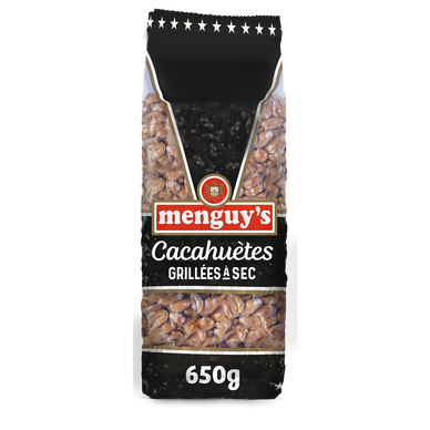 Cacahuètes grillées à sec, MENGUY'S, 650g