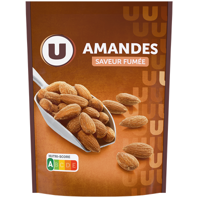 Amandes goût fumé  paquet 100g