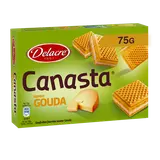 Biscuits apéritifs Canasta apéritif au gouda DELACRE, boîte de 75g