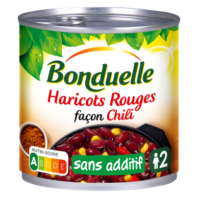 Haricots rouges Façon Chili BONDUELLE - Boîte 400g