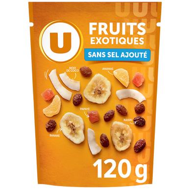 Mélange apéritif cocktail exotique paquet de 120g