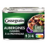 Aubergines cuisinées à la provençale CASSEGRAIN - Boîte 660g