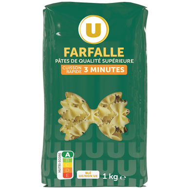 Pâtes Farfalles cuisson rapide  1kg