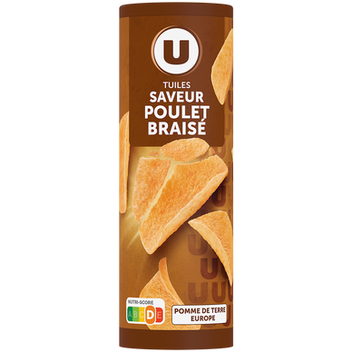 Tuiles saveur poulet braisé, 170g