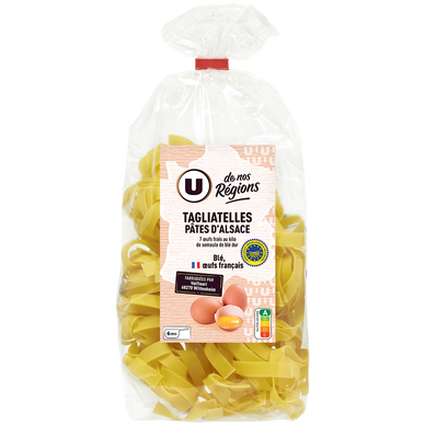 Pâtes Tagliatelles IGP d'Alsace aux oeufs - Sachet 250g